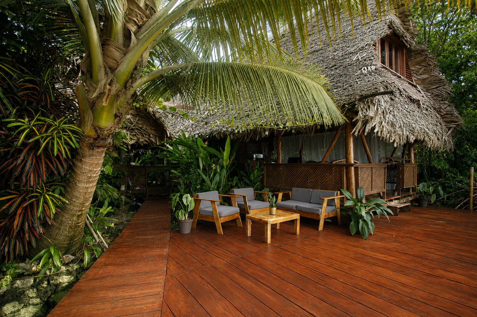 Waterfront deck