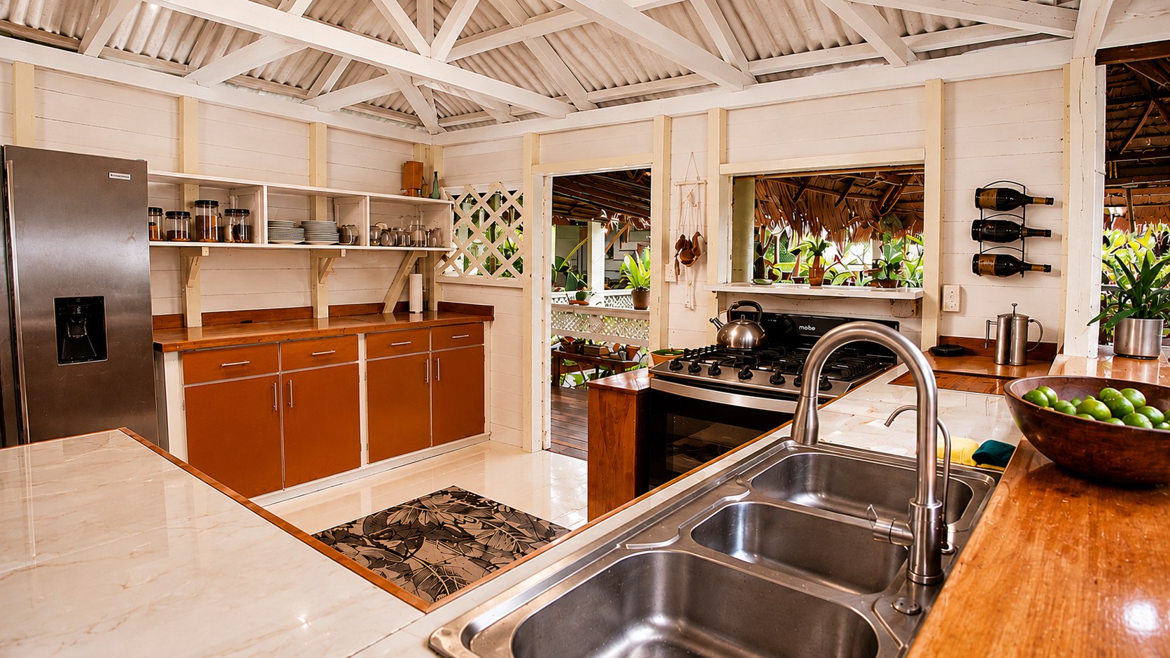 Kitchen workspace